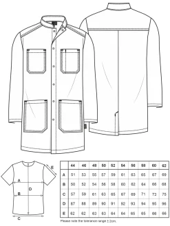 Discount Arztkittel/Labormantel LUCCA in 2 Qualitäten Herren Kittel & Mäntel