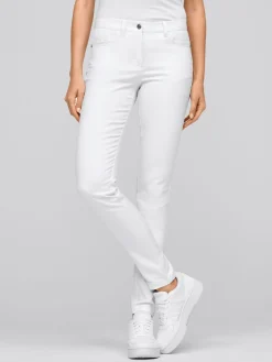 Hot Cover-Flex-Jeans MESSINA, blickdicht - e Leibhöhe Damen Jeans & Stretchhosen