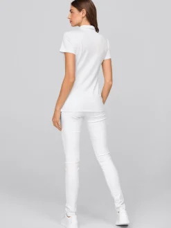 Hot Daen Poohirt OTTA PRO au Piqué Damen Poloshirts