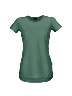 Hot Daen T-hirt CORIA it ängerer Rückenpartie Damen T-Shirts