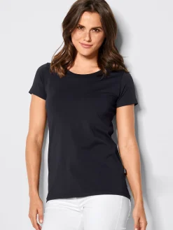 Daen T-hirt CORIA it ängerer Rückenpartie Damen T-Shirts