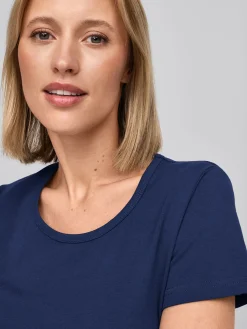 Sale Daen T-hirt CORIA it ängerer Rückenpartie Damen T-Shirts