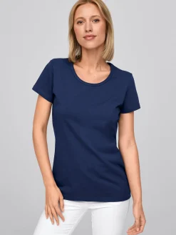 Sale Daen T-hirt CORIA it ängerer Rückenpartie Damen T-Shirts