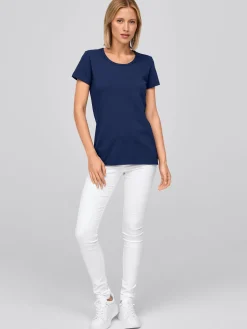 Sale Daen T-hirt CORIA it ängerer Rückenpartie Damen T-Shirts