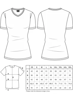 Daen T-hirt PARTA V-Neck Damen T-Shirts