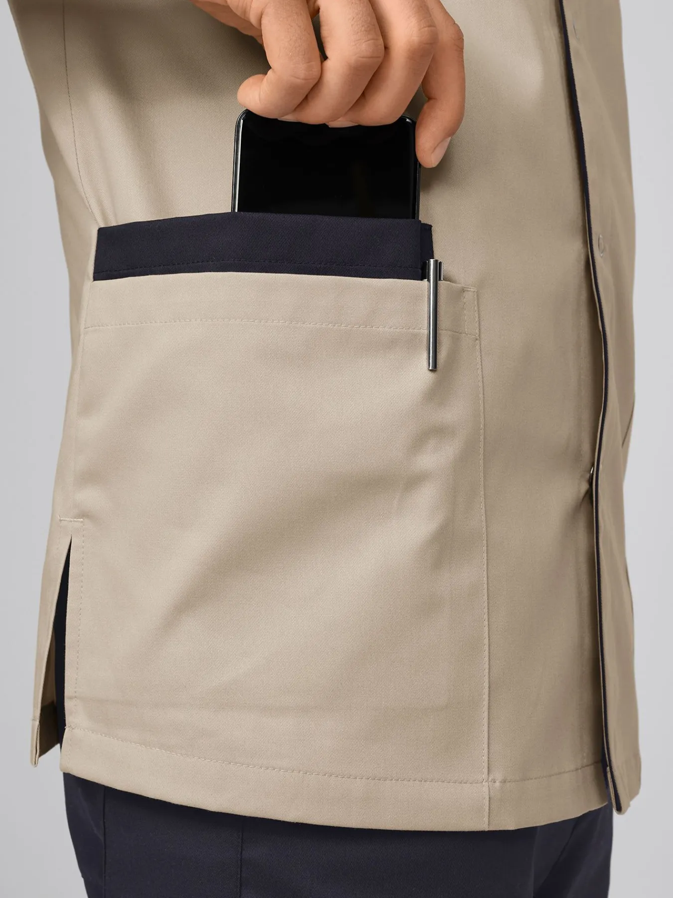 New Herren Kaack AUZON Herren Kasacks Mit Verschluss