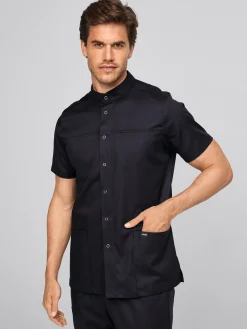 Discount Herren tretchkaack ATHEN yoce (TENCE™) Herren Kasacks Mit Verschluss