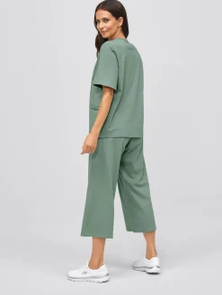 New Jerey-Cuotte, High Wait WERNE Damen Kurze Hosen & Röcke