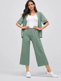 New Jerey-Cuotte, High Wait WERNE Damen Kurze Hosen & Röcke