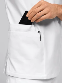 Best Kaack ORLANDO - weiß Herren Schlupfkasacks