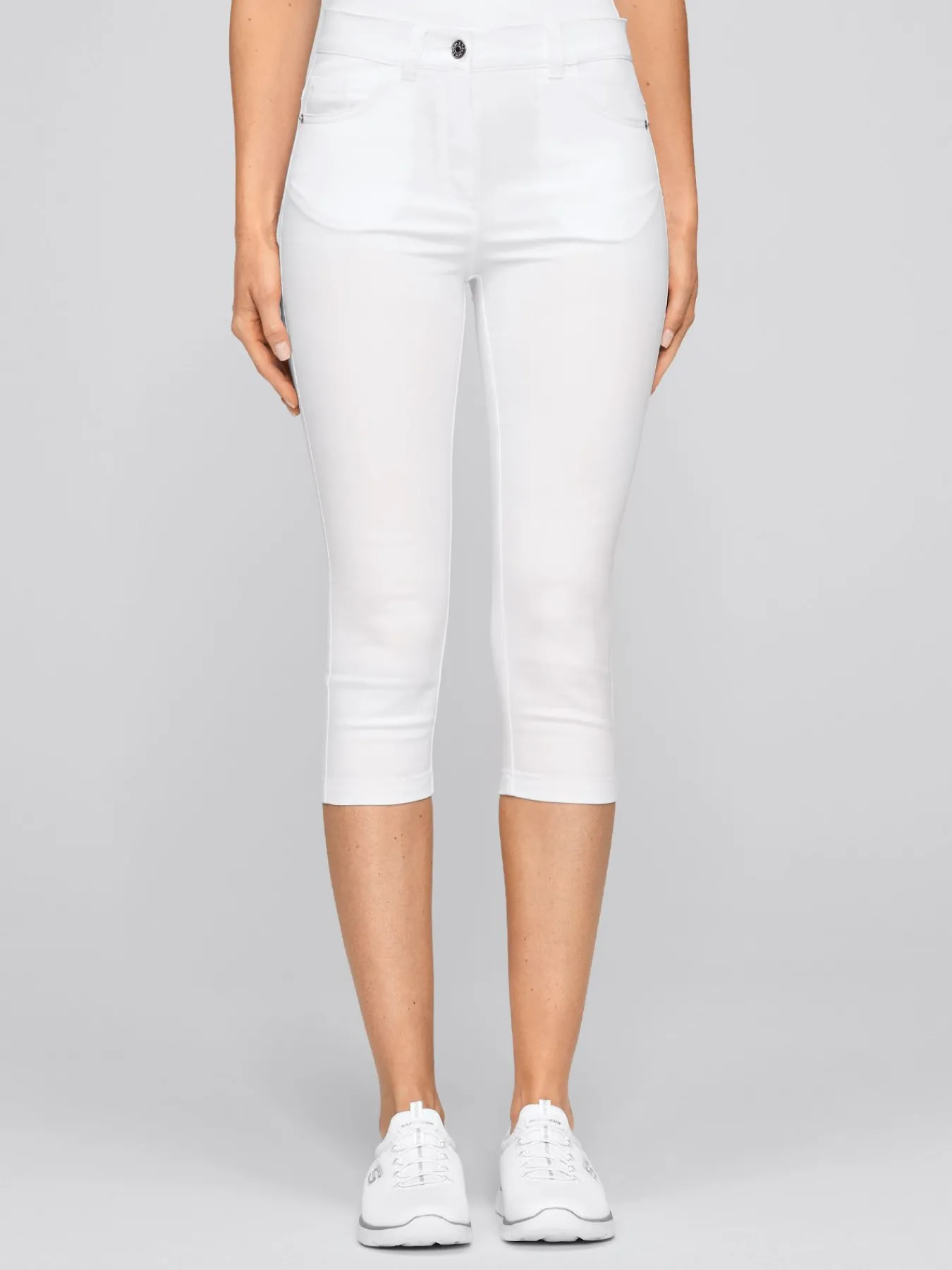 Outlet ¾-Komfort-Stretchhose ROMANIA Lyocell (TENCEL™) Damen Kurze Hosen & Röcke