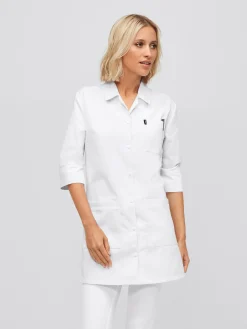 Clearance Kurzmantel FREDERICA in 2 Qualitäten Damen Kittel & Mäntel|Kasacks Mit Verschluss