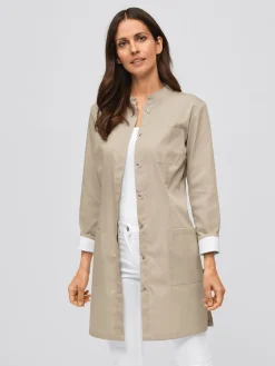 Clearance Kurzmantel mit Farbdetails ATESSA Damen Kittel & Mäntel
