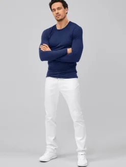 Hot Langarmshirt Lyocell Herren Langarmshirts