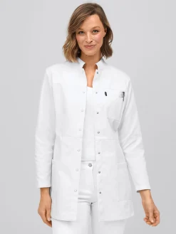 New Longkasack MECHELEN Damen Kittel & Mäntel|Kasacks Mit Verschluss