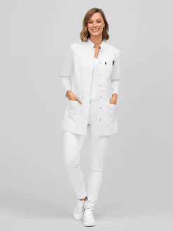 New Longkasack MECHELEN Damen Kittel & Mäntel|Kasacks Mit Verschluss