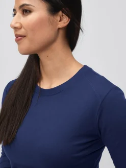 Online icrofeece-tretchhirt ABDERA Damen Langarmshirts