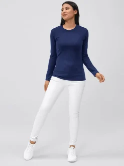 Online icrofeece-tretchhirt ABDERA Damen Langarmshirts