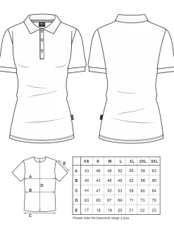 Hot Poohirt ARNIA, Piqué - Knopfeite it Kontrat Damen Shirts & Jacken