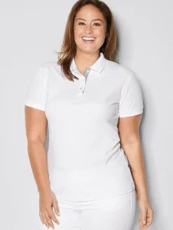 Hot Poohirt ARNIA, Piqué - Knopfeite it Kontrat Damen Shirts & Jacken