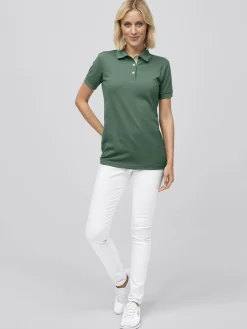 Hot Poohirt ARNIA, Piqué - Knopfeite it Kontrat Damen Shirts & Jacken