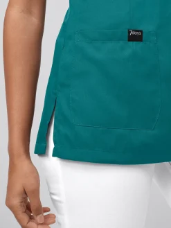 Hot chupfkaack AIA it Druckknöpfen Damen Kasacks